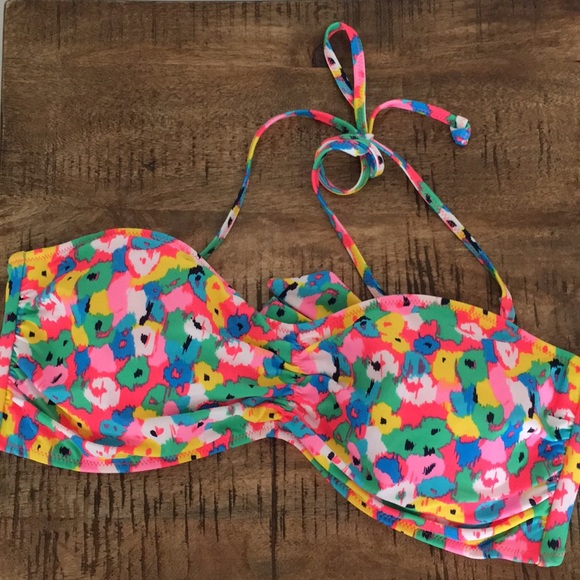 Colorful bandeau bikini top - Picture 1 of 1